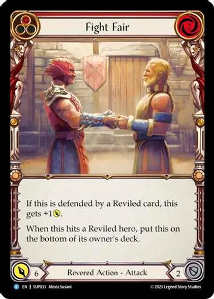 [FAB18 1st][SUP-033](R) Fight Fair (Rainbow Foil)