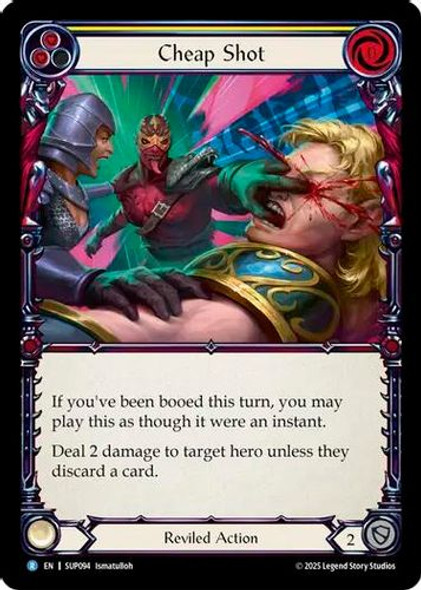 [FAB18 1st][SUP-094](R) Cheap Shot (Rainbow Foil)