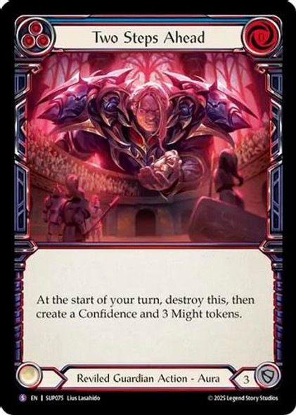 [FAB18 1st][SUP-075](SR) Two Steps Ahead (Rainbow Foil)