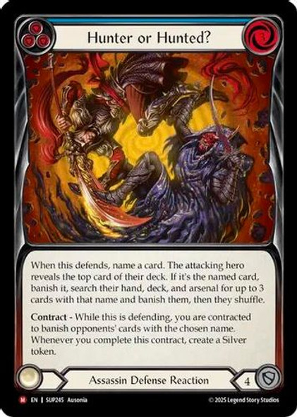 [FAB18 1st][SUP-245](M) Hunter or Hunted? (Rainbow Foil)
