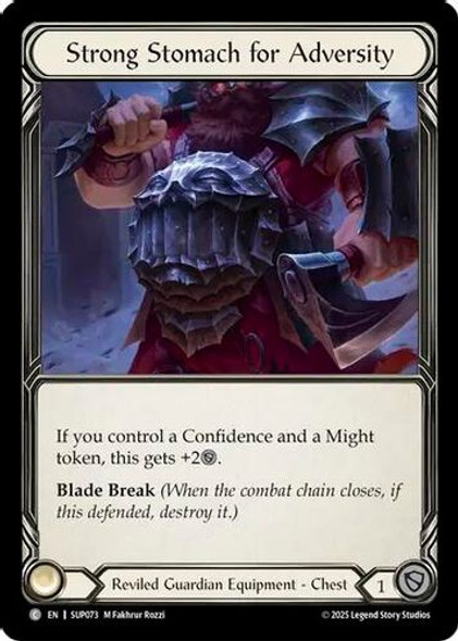 [FAB18 1st][SUP-073](C) Strong Stomach for Adversity (Cold Foil)