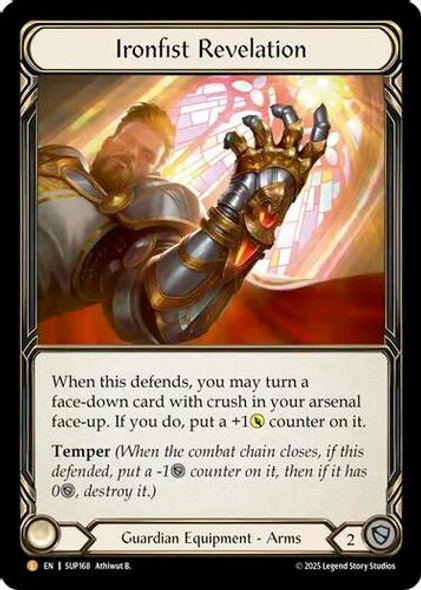 [FAB18 1st][SUP-168](L) Ironfist Revelation (Cold Foil)