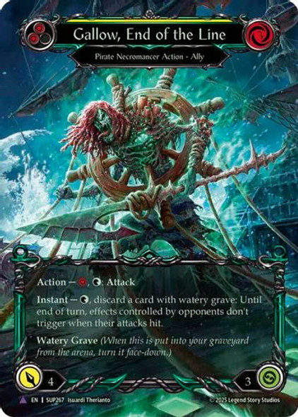 [FAB18 1st][SUP-267](MV) Gallow, End of the Line (Marvel) (Cold Foil)