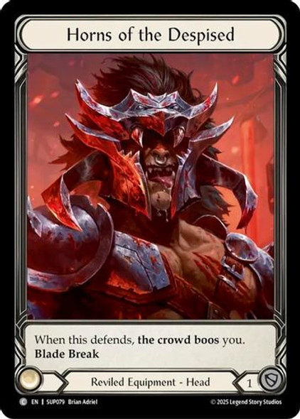 [FAB18 1st][SUP-079](C) Horns of the Despised (Extended Art) (Cold Foil)