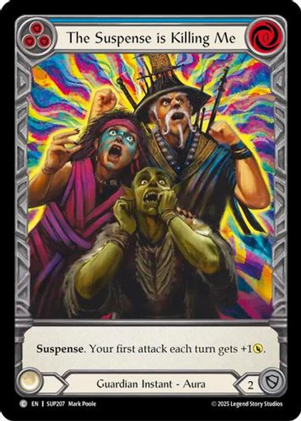 [FAB18 1st][SUP-207](C) The Suspense is Killing Me (Extended Art) (Cold Foil)