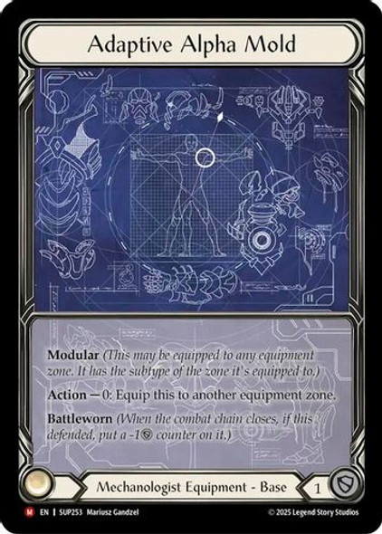 [FAB18 1st][SUP-253](M) Adaptive Alpha Mold (Extended Art) (Cold Foil)