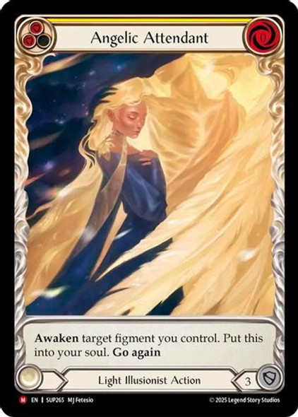[FAB18 1st][SUP-265](M) Angelic Attendant (Extended Art) (Cold Foil)