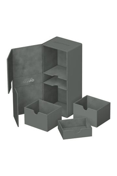 Ultimate Guard Flip n Tray 266+ XenoSkin Monocolor Grey Deck Box