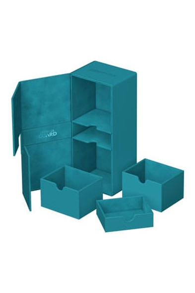 Ultimate Guard Flip n Tray 266+ XenoSkin Monocolor Petrol Deck Box