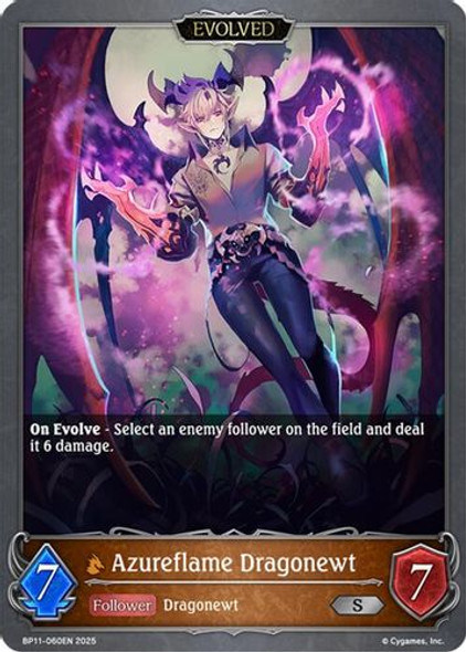 [BP11-060EN](S) Azureflame Dragonewt (Evolved)