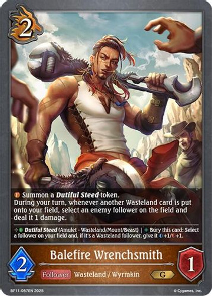 [BP11-057EN](G) Balefire Wrenchsmith