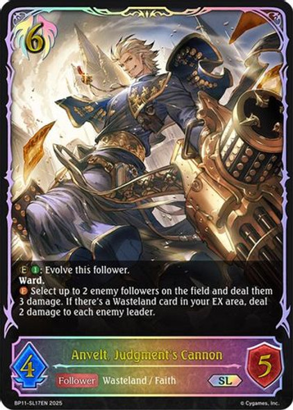 [BP11-SL17EN](SL) Anvelt, Judgment's Cannon (Super Legendary)