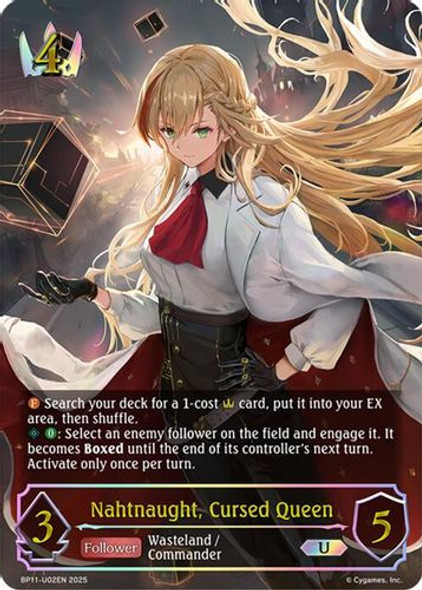 [BP11-U02EN](U) Nahtnaught, Cursed Queen (Ultimate Foil)