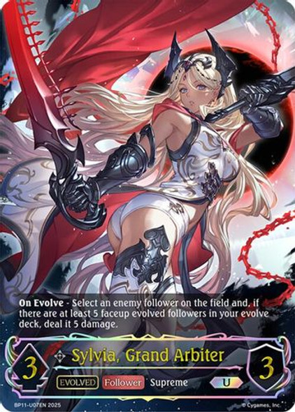 [BP11-U07EN](U) Sylvia, Grand Arbiter (Evolved) (Ultimate Foil)