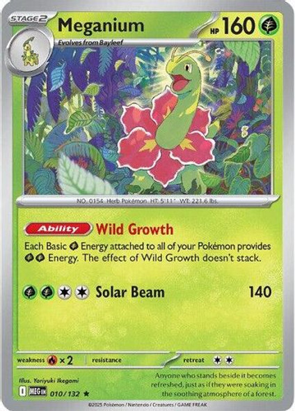 |ME01|[MEG-010/132](R) Meganium {Holo}