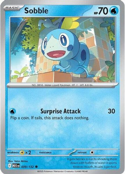 |ME01|[MEG-039/132](C) Sobble {Reverse Holo}