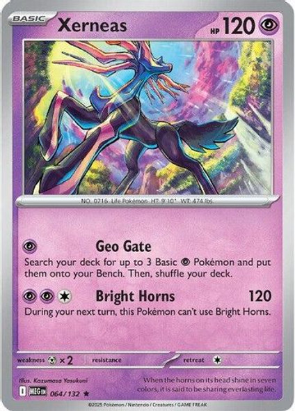 |ME01|[MEG-064/132](R) Xerneas {Reverse Holo}