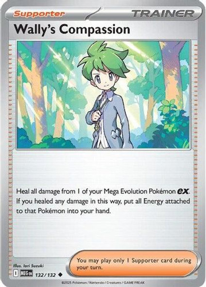 |ME01|[MEG-132/132](UC) Wally's Compassion {Reverse Holo}