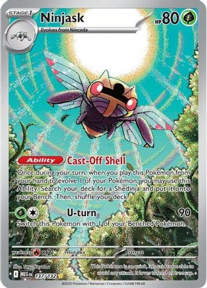 |ME01|[MEG-137/132](GR) Ninjask {Holo}