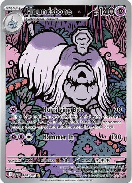 |ME01|[MEG-145/132](GR) Houndstone {Holo}
