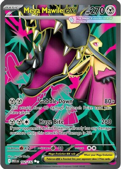 |ME01|[MEG-162/132](SRR) Mega Mawile ex {Holo}