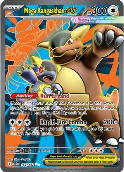 |ME01|[MEG-164/132](SRR) Mega Kangaskhan ex {Holo}