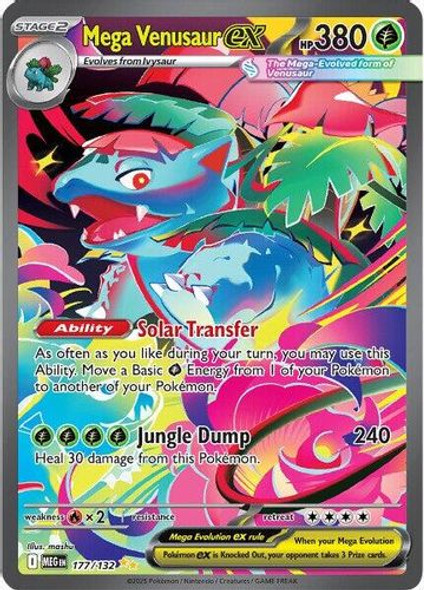 |ME01|[MEG-177/132](GRR) Mega Venusaur ex {Holo}