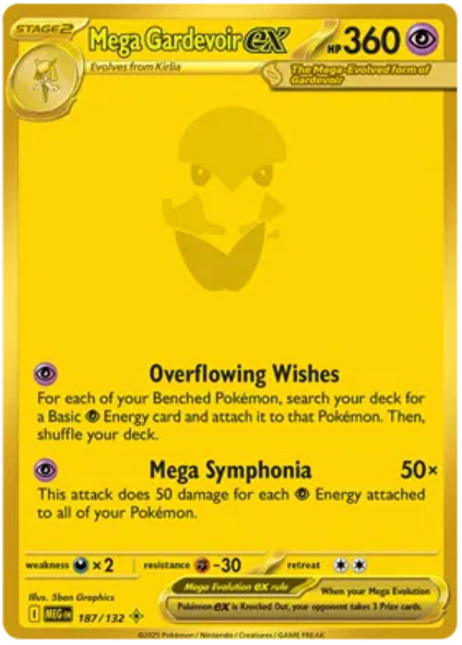 |ME01|[MEG-187/132](MHR) Mega Gardevoir ex {Holo}