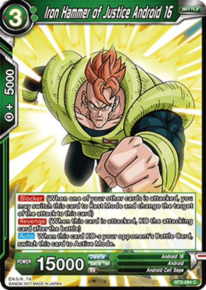 BT02-094C Iron Hammer of Justice Android 16