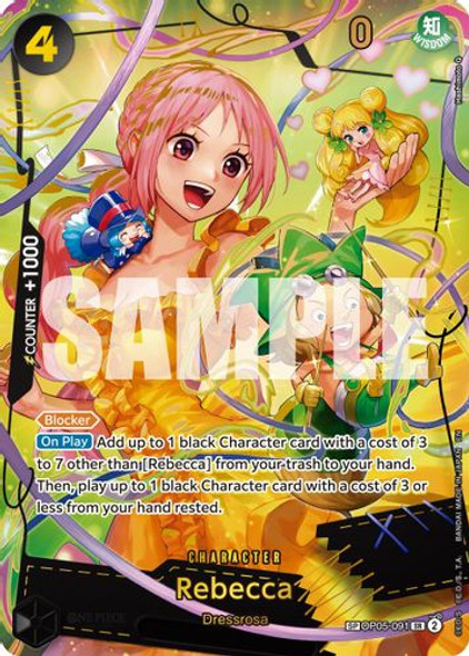 [OP05-091](SR) Rebecca (SP) (PRB02) (Foil)