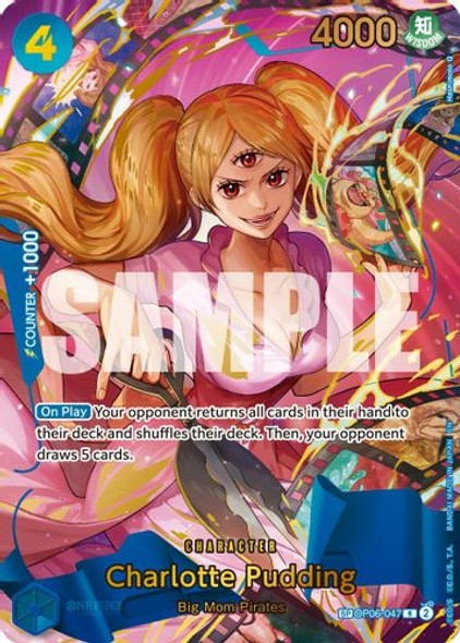 [OP06-047](R) Charlotte Pudding (SP) (PRB02) (Foil)