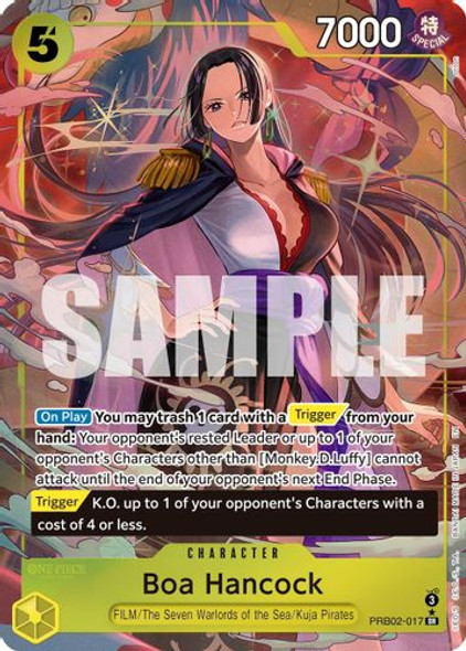 [PRB02-017](SR) Boa Hancock (Alternate Art) (Foil)