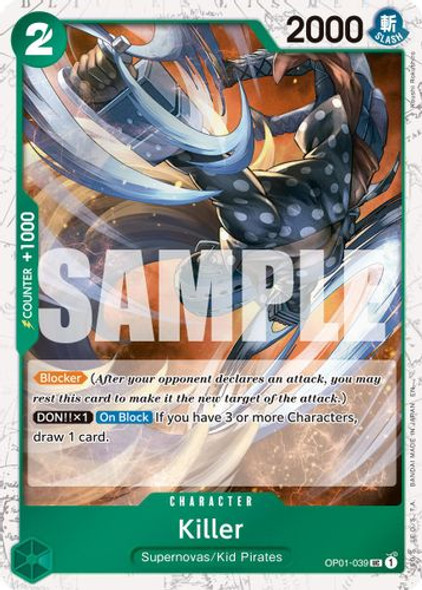 [OP01-039](UC) Killer (Pirate Foil)