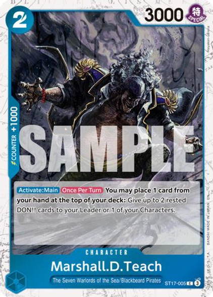 [ST17-005](C) Marshall.D.Teach (Pirate Foil)