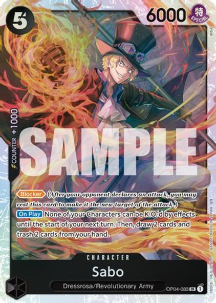 [OP04-083](SR) Sabo (PRB02) (Foil)