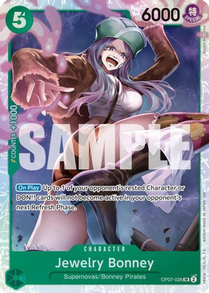 [OP07-026](SR) Jewelry Bonney (PRB02) (Foil)