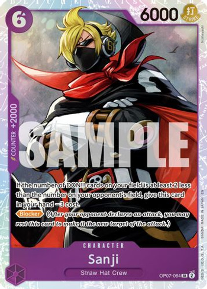 [OP07-064](SR) Sanji (PRB02) (Foil)