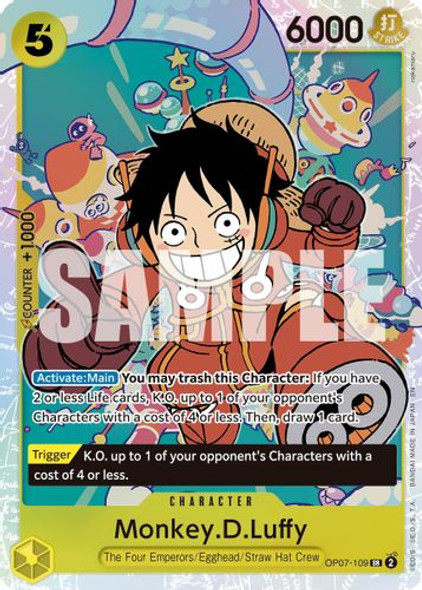 [OP07-109](SR) Monkey.D.Luffy (PRB02) (Foil)