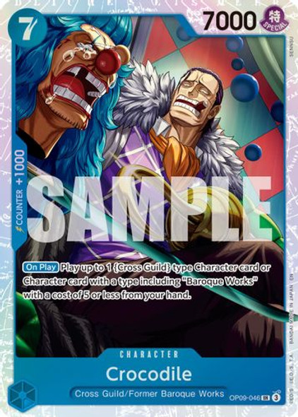 [OP09-046](SR) Crocodile (PRB02) (Foil)