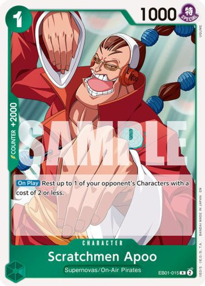 [EB01-015](R) Scratchmen Apoo (PRB02) (Foil)