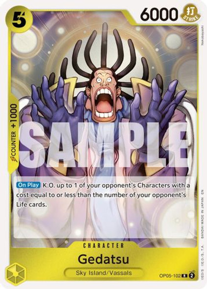 [OP05-102](R) Gedatsu (PRB02) (Foil)