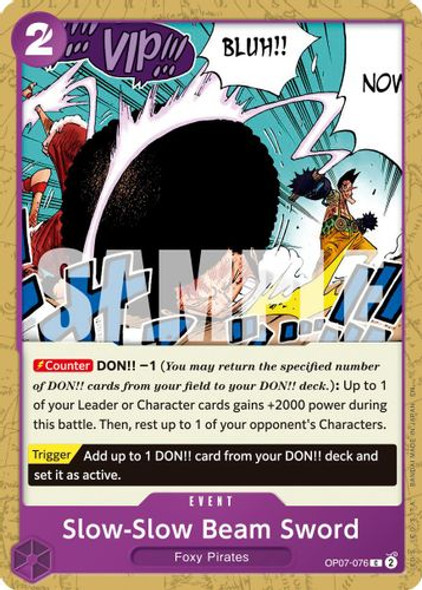 [OP07-076](C) Slow-Slow Beam Sword (PRB02)