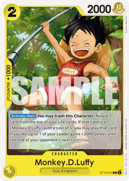 [ST13-014](C) Monkey.D.Luffy (PRB02)