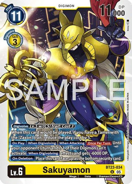 [BT23-034](U) Sakuyamon