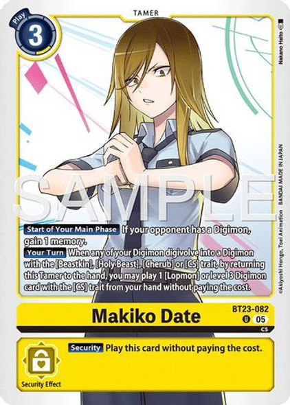 [BT23-082](U) Makiko Date