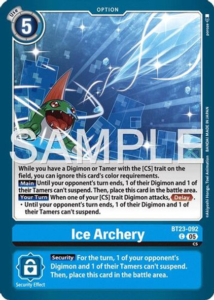 [BT23-092](C) Ice Archery