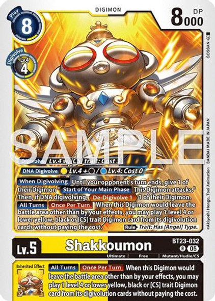 [BT23-032](R) Shakkoumon (Foil)