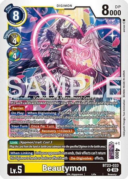 [BT23-033](R) Beautymon (Foil)