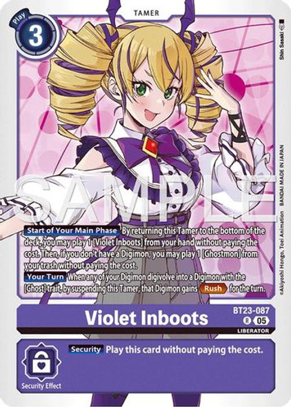 [BT23-087](R) Violet Inboots (Foil)