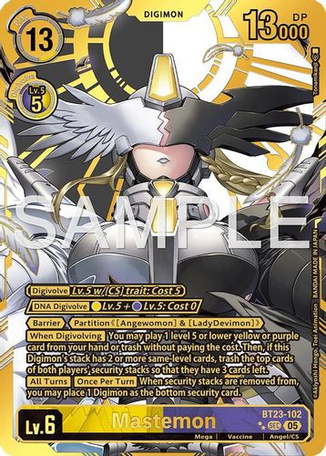 BT23-102](SEC) Mastemon (Foil) - Grand J Games